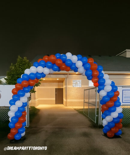 Soccer Club Balloon Arch Entrance